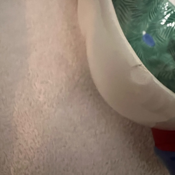 VINTAGE HALLMARK CERAMIC X-MAS TREE SECTIONAL DISH - Picture 5 of 6